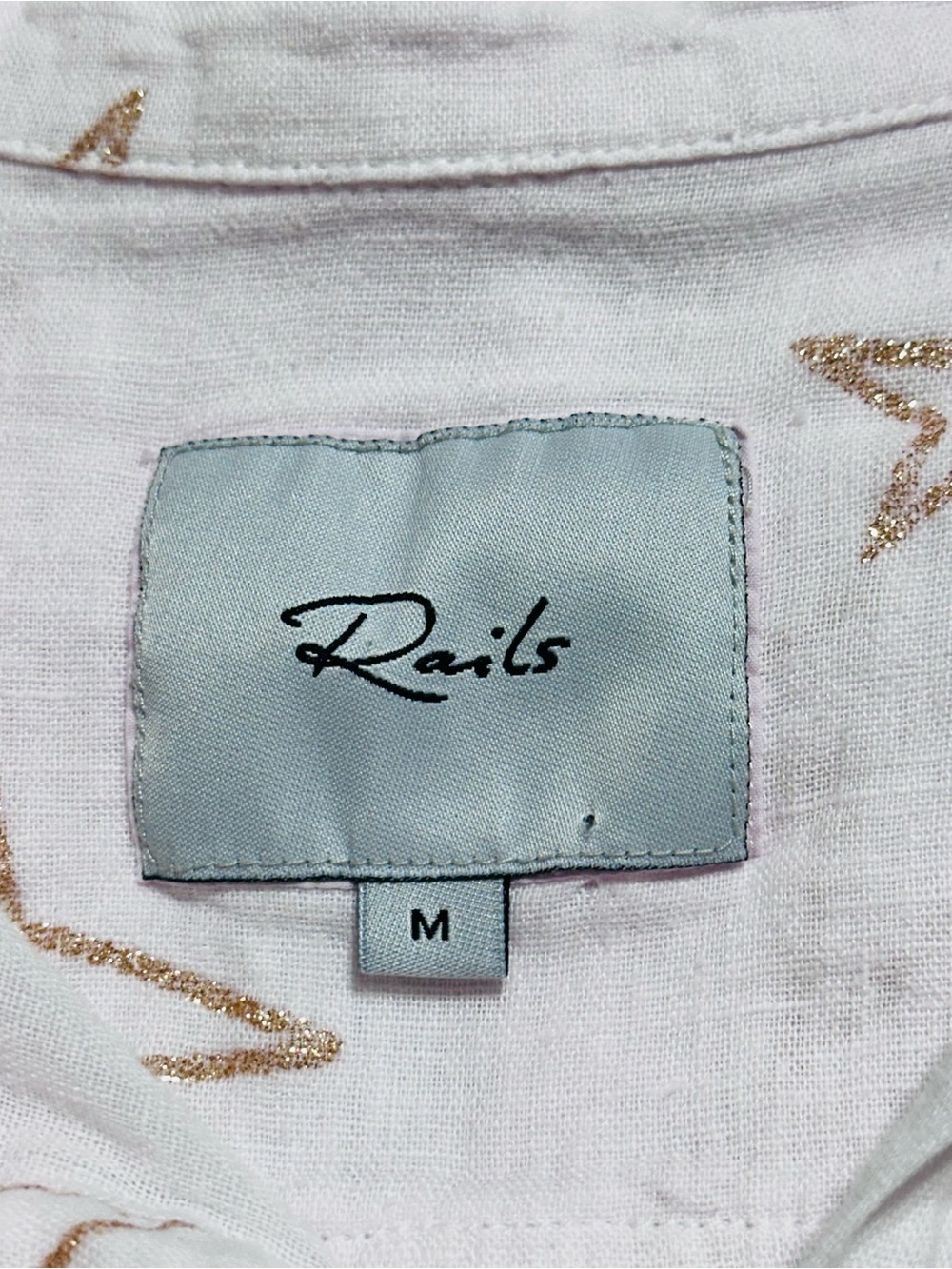 RAILS Women's Charli Starstruck
Button Down Shirt Linen Blend Sz.M
Whimsy Preppy - Picture 6 of 9
